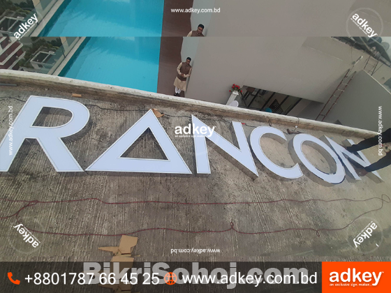 Acrylic 3D Letter Indoor Signboard Maker in Dhaka BD